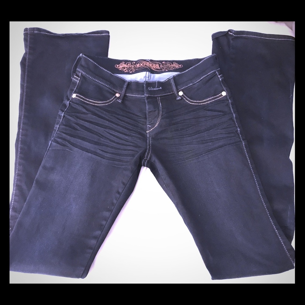 Express Stella barely boot jeans